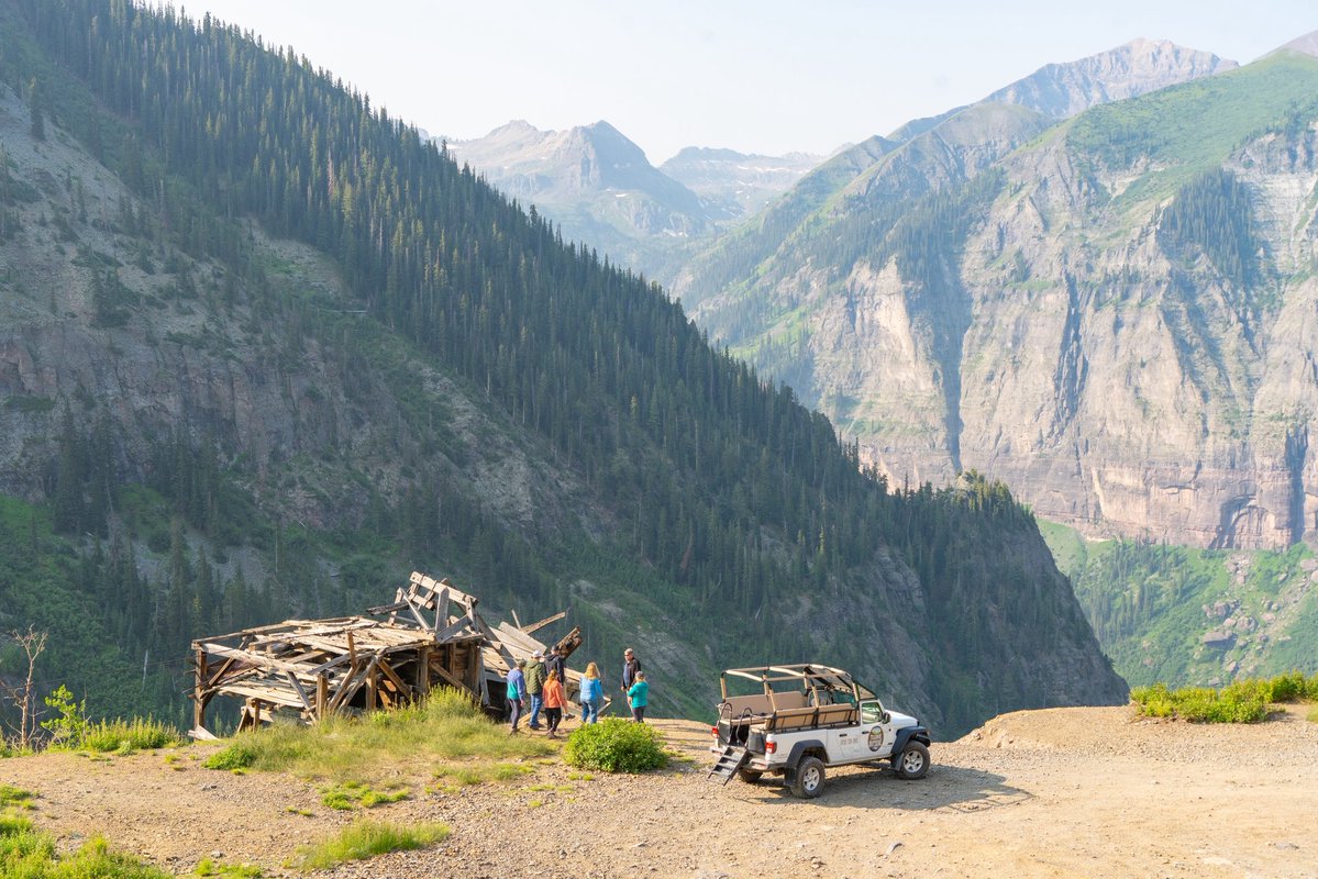 VisitTelluride's tweet photo. PSA: Tomboy Road is open to the mine! Imogene Pass is still closed (crews are working on it) but you can still get some amazing views in the meantime 🚗

📸: @ryanbonneau https://t.co/10Xcf4jAtS