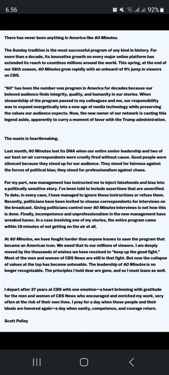 MikaHelenius's tweet photo. Worth reading #ebu #yle #mot #astudio #media #journalism #freemedia #freeworld #progress #liberty #justice #60minutes https://t.co/i7PQlzXua5