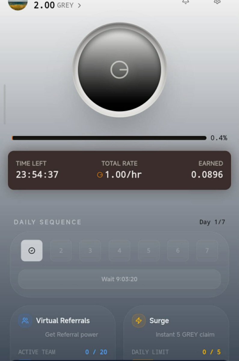 bossliam39's tweet photo. New mining GREY Network
@everyone 

Launched: May 30,2026

Total supply 2.1B

Link:👇
https://t.co/k7jQ7CY156 https://t.co/BxAG55uReT