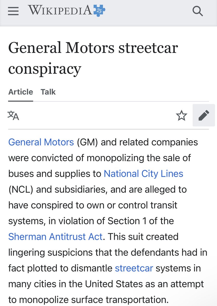 WakeUpAD_'s tweet photo. @Quackbo1 @BiasedSlightly Please read more than titles, they were convicted it’s not a conspiracy theory, it was a conspiracy to make America car dependent and sadly worked. https://t.co/7BnebEQceD