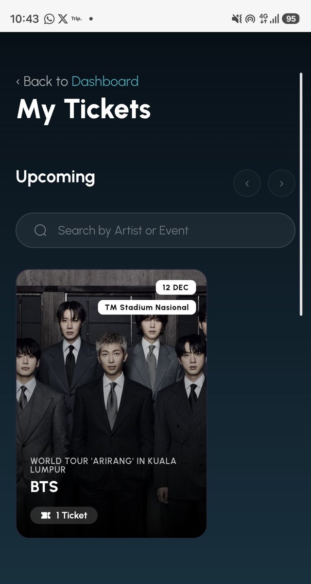 psyfduck's tweet photo. secured BTS KL🥹🥹🥹💙 sangaaatt amaat bersyukur dan happyyyy krn penantian dari duluuuuu sekaliiiiii. terima kasih untuk pihak2 yg turut membantu, semoga kita semua sehat2 yaa dan selalu dimudahkan. pr nya tinggal tiket pesawat dan hotel😭🥹🤟🏻 https://t.co/e84tUEPZ26