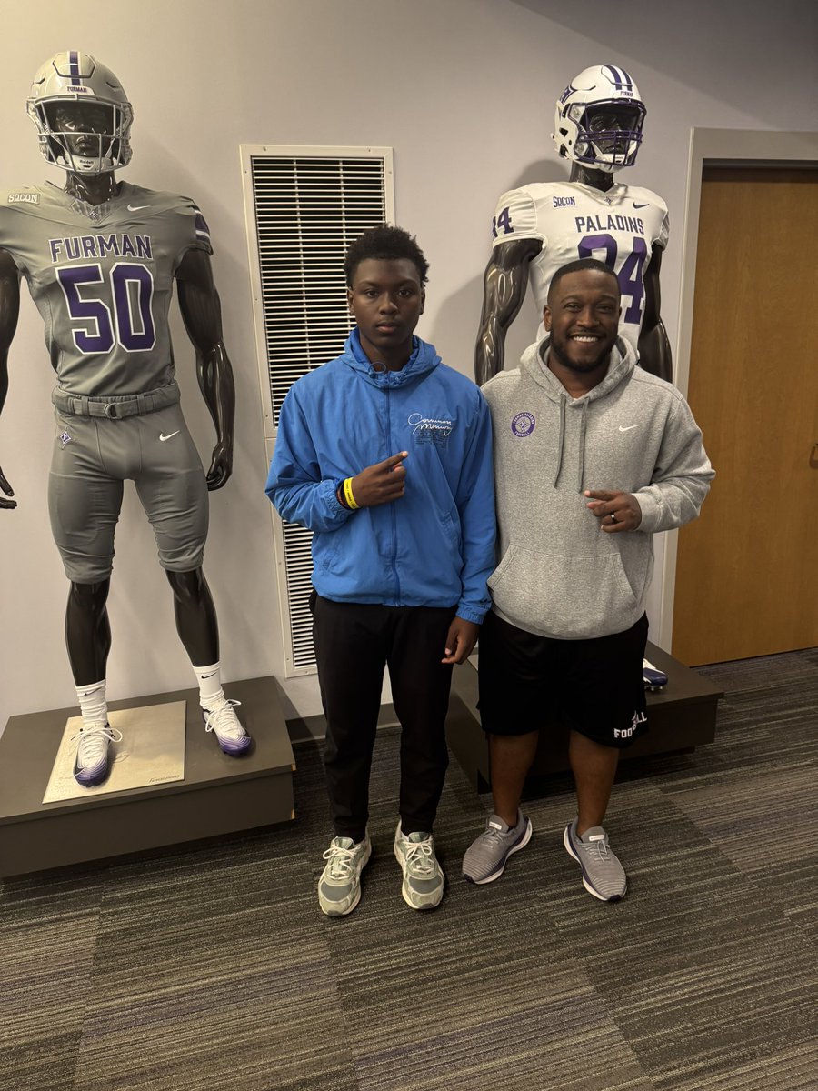 jaiden_noel's tweet photo. I appreciate @DrewDudzik and @CoachColder for a great visit at @PaladinFootball https://t.co/H2mVOaDx53