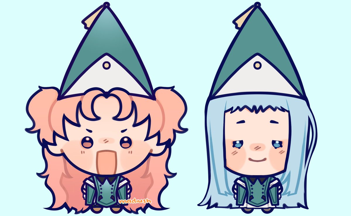 mad1ush's tweet photo. Tiny witches ✨️

#witchhatatelier #Δ帽子 https://t.co/cmCM8rAShS
