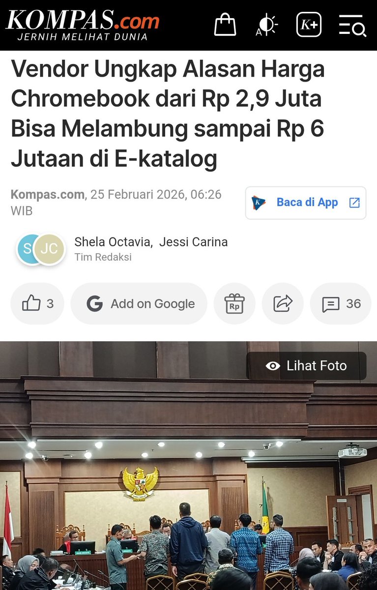 lettachantik's tweet photo. Katanya vendor ga mau jual rugi... 
Ya iyalah 😂
Direktur Utama PT Supertone, Tedjokusumo Raymond
Hrg pokok per unit 2,9jt di tambah CDM 480rb total 3,380,000
Jual ke kemendikbud 5,5jt pilih hrg segitu di sesuaikan dgn e katalog 
Gila dgn pesanan 3900 unit brp keuntungannya!!! https://t.co/zDtE50YBin