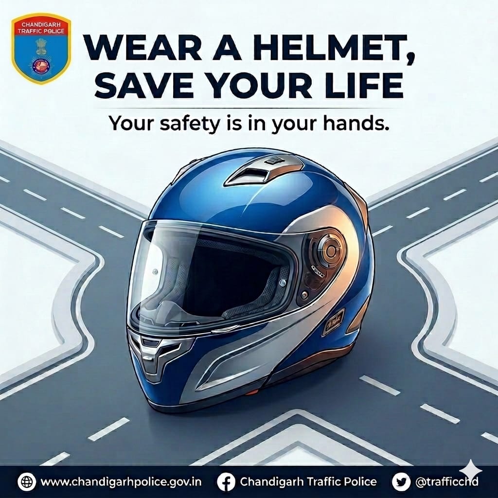 trafficchd's tweet photo. Roads can be unpredictable, but your safety is always in your control. Choose safety every time you ride! 🪖✨ Every helmet worn is a step toward a safer journey. #RoadSafety #wearhelmets #WeCareForYou https://t.co/44Mq7KGn72