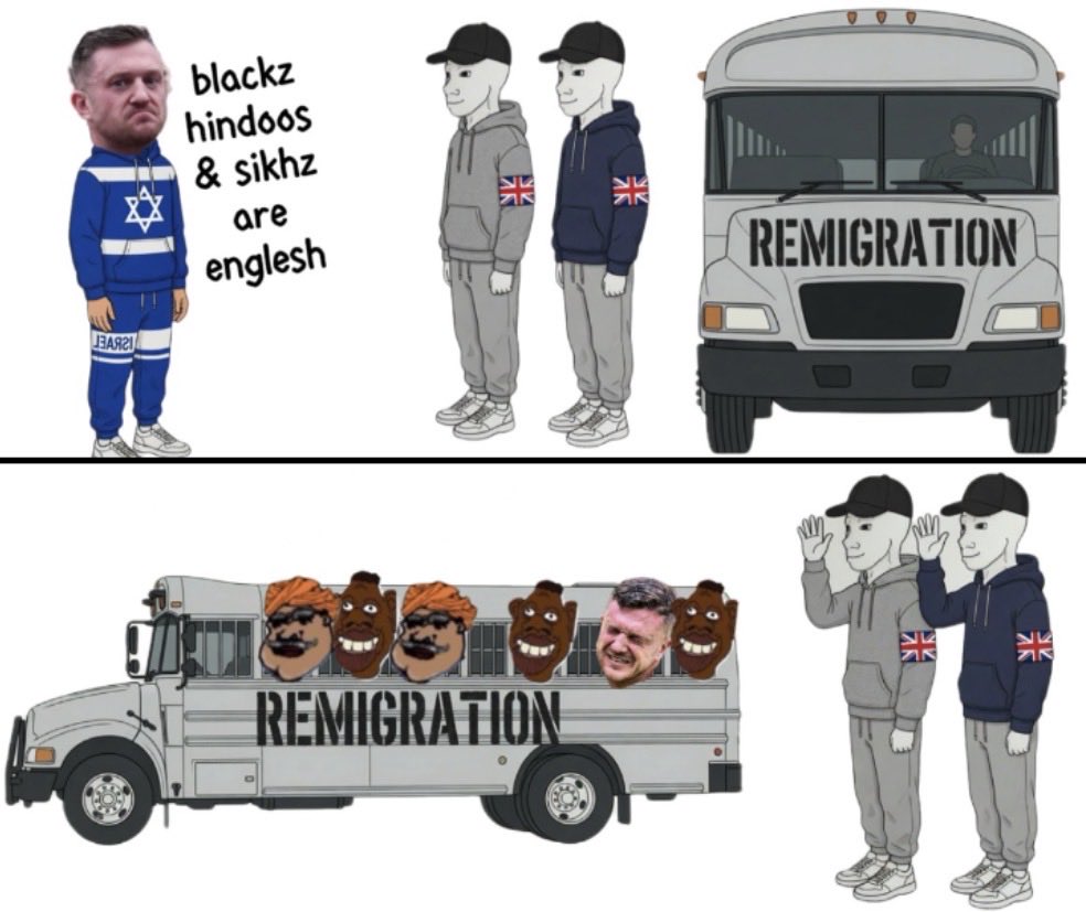emanonedits's tweet photo. Deport Tommy Robinson. https://t.co/fXJFlqoCZW