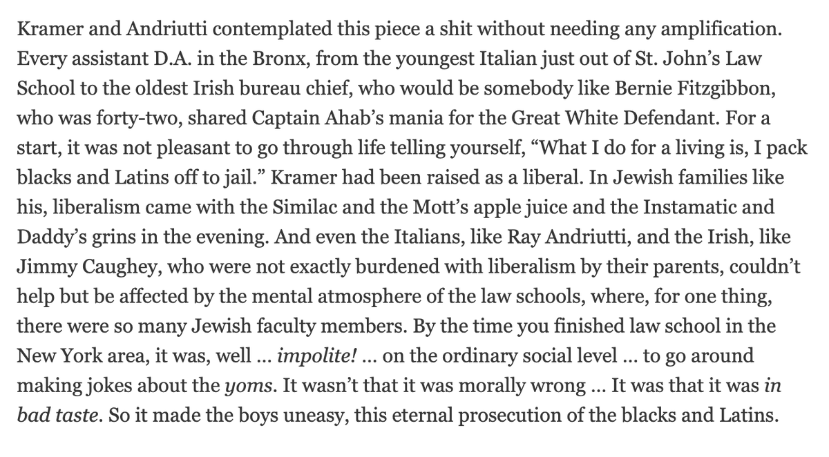 JayFivekiller's tweet photo. @AmerPhilo2025 Tom Wolfe wrote this famous passage in the Bonfire of the Vanities 40 years ago. https://t.co/kKMLt9AV5q