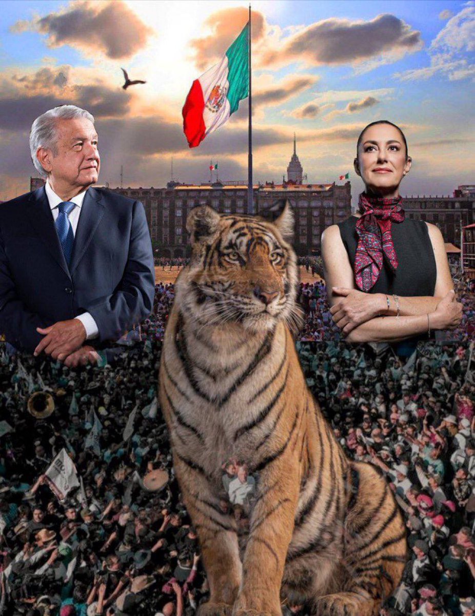 Regia_Alexandra's tweet photo. @lopezobrador_ Que gusto saber q el mejor Presidente q ha tenido México en los últimos tiempos,sale a defender a nuestra Presidenta Claudia @Claudiashein ,la Soberanía de  México y a todos los ciudadanos...estamos firmes @lopezobrador_  que se oiga fuerte y lejos que a México se le respeta ! 💪 https://t.co/v8FoJhYuod