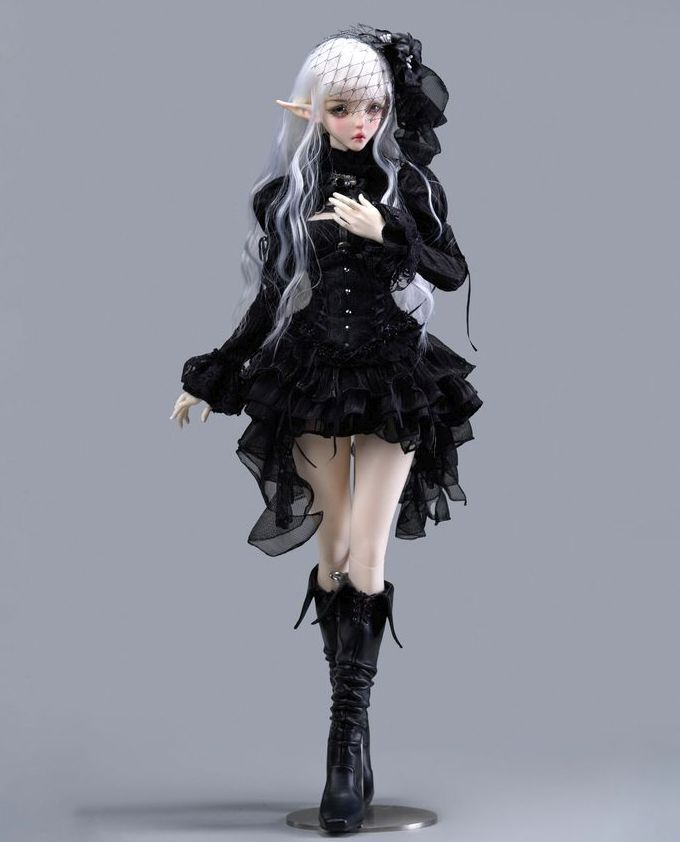 🤍新入荷商品🤍】 【40cm/60cm】 Coral Reef Doll / Heart Black Set