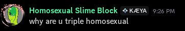 DLord3's tweet photo. I made a vote, it was either triple homophobic, homosexual, or triple homosexual. I think you know what won https://t.co/YjwTocwJ76
