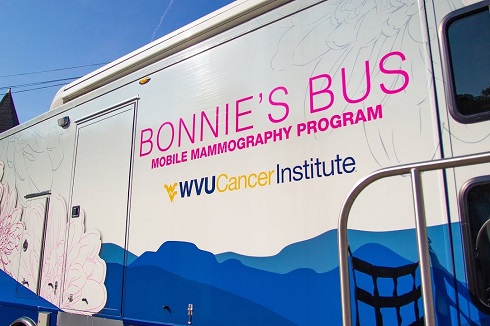 connectBP's tweet photo. BUS PULLING INTO HARRISON COUNTY: Bonnie's Bus will stop locally in July to offer mobile mammograms. https://t.co/J65xfJVl4z https://t.co/FApWHqpMob