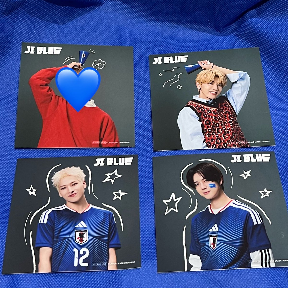 _____24710's tweet photo. JI BLUE 景色 JO1 INI  TSUTAYA  購入特典 トレカ

【譲】髙塚 金城 佐野

【求】未使用シリアル

郵送にてお取引お願いします。
お心当たりのある方リプまたはDMお願いします。

#JIBLUE交換 https://t.co/C6xtbEDF7I