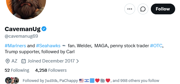LoneNomadicSoul's tweet photo. If you are following this base dumper, he's probably not following you now. https://t.co/f07SHXLZZT
