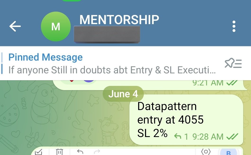 praveen29m's tweet photo. Trade shared with members https://t.co/D3JzKPVDEr