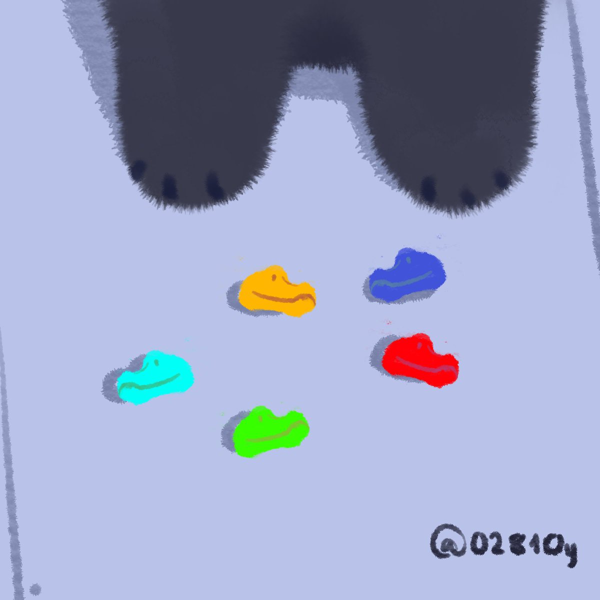 02810Y's tweet photo. fat paws >:3 https://t.co/v72VBrTmk3