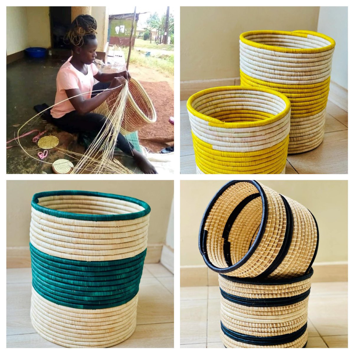 AssortedAfrica's tweet photo. Keep your space organized in style with our beautifully handcrafted laundry and storage baskets from #EcolineShop.
Our trained women artisans customize each basket to complement your home décor and personal theme, combining functionality with craftsmanship.

#supportEcoline https://t.co/P1mCbMLZzp