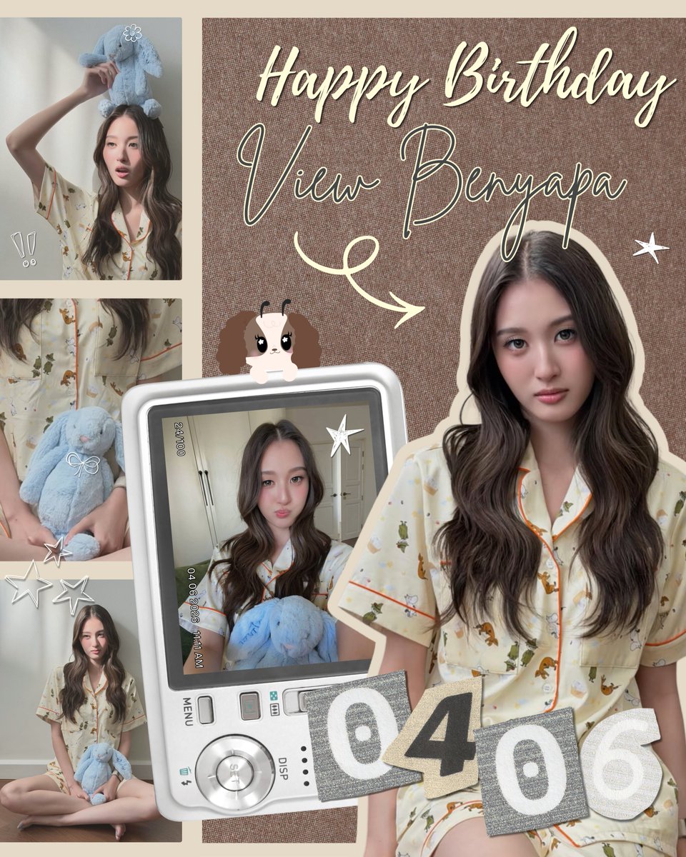 ViewMimSG's tweet photo. Happy Birthday View! Wishing for all your days to be filled with love and joy and for you to soar to even greater heights 🤎

HAPPY 24TH VIEW DAY
#24MelodiesForView
#viewbenyapa https://t.co/oHoXeNMoNu