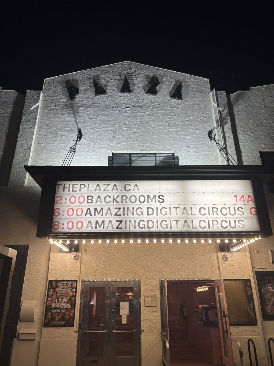 ShakeeSnake's tweet photo. Found the old cinema in my city is putting on Digital Circus https://t.co/RT2B4ANwub