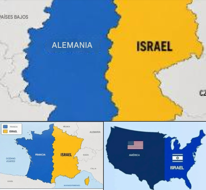chesanger's tweet photo. Pregunta hipotética dirigida a todos los occidentales Aceptar estos mapas hipotéticos como solución al deseo d sionistas d establecer su propia entidad exclusiva en parte d tu tierra país?
Piensa SE honesto, basado en áreas que pueden ser valores justos y compasiones humanitarias https://t.co/hEHr7tP4X3