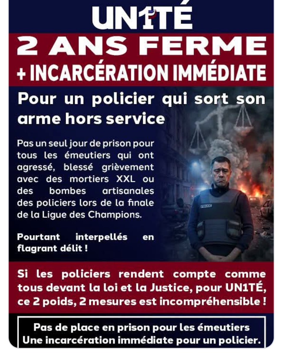 gauchecaca's tweet photo. Le flic méritait une sanction mais vu la mansuétude dont ont bénéficié les émeutiers on peut s'interroger.
Redda, braqué par le policier, s'est plaint d'injures racistes.
Là, on a bizarrement moins de mal à caractériser les faits.
Les juges aiment -ils se taper du flic?

Un avis? https://t.co/g8bvjTM8tI