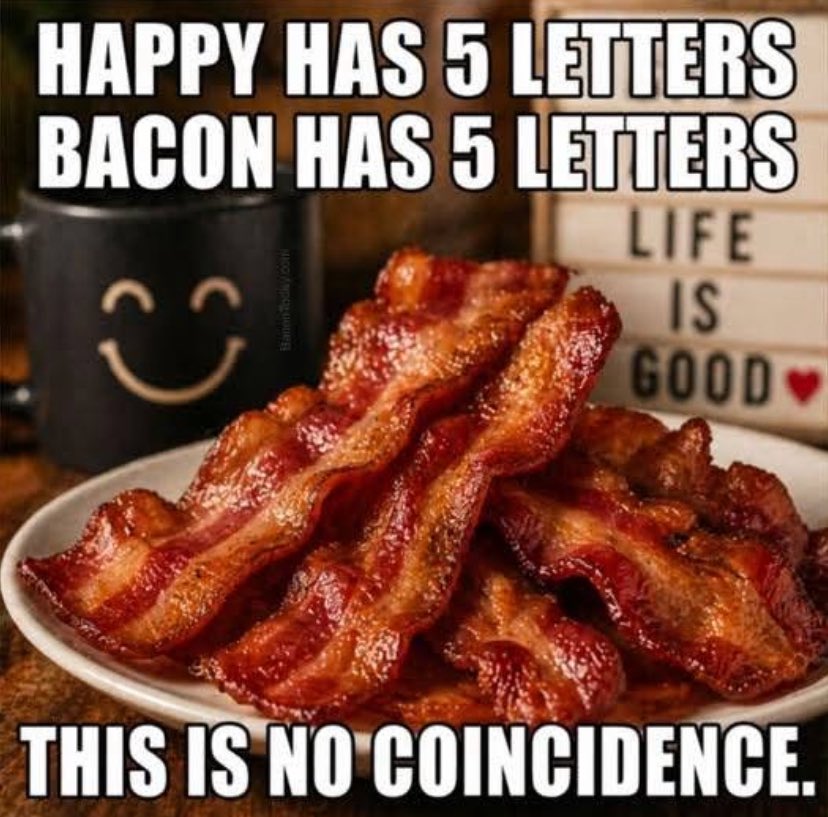 Jmann213's tweet photo. @ShayJail Oh you’re definitely not taking away my bacon! 😂 https://t.co/L5Fkeua2CF