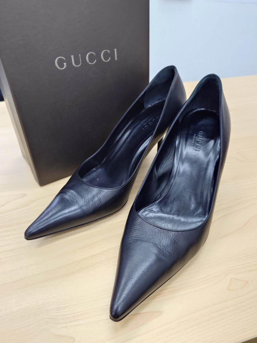 GUCCIのパンプスをお持ち込みいただきました👠 上質レザー×ポイン