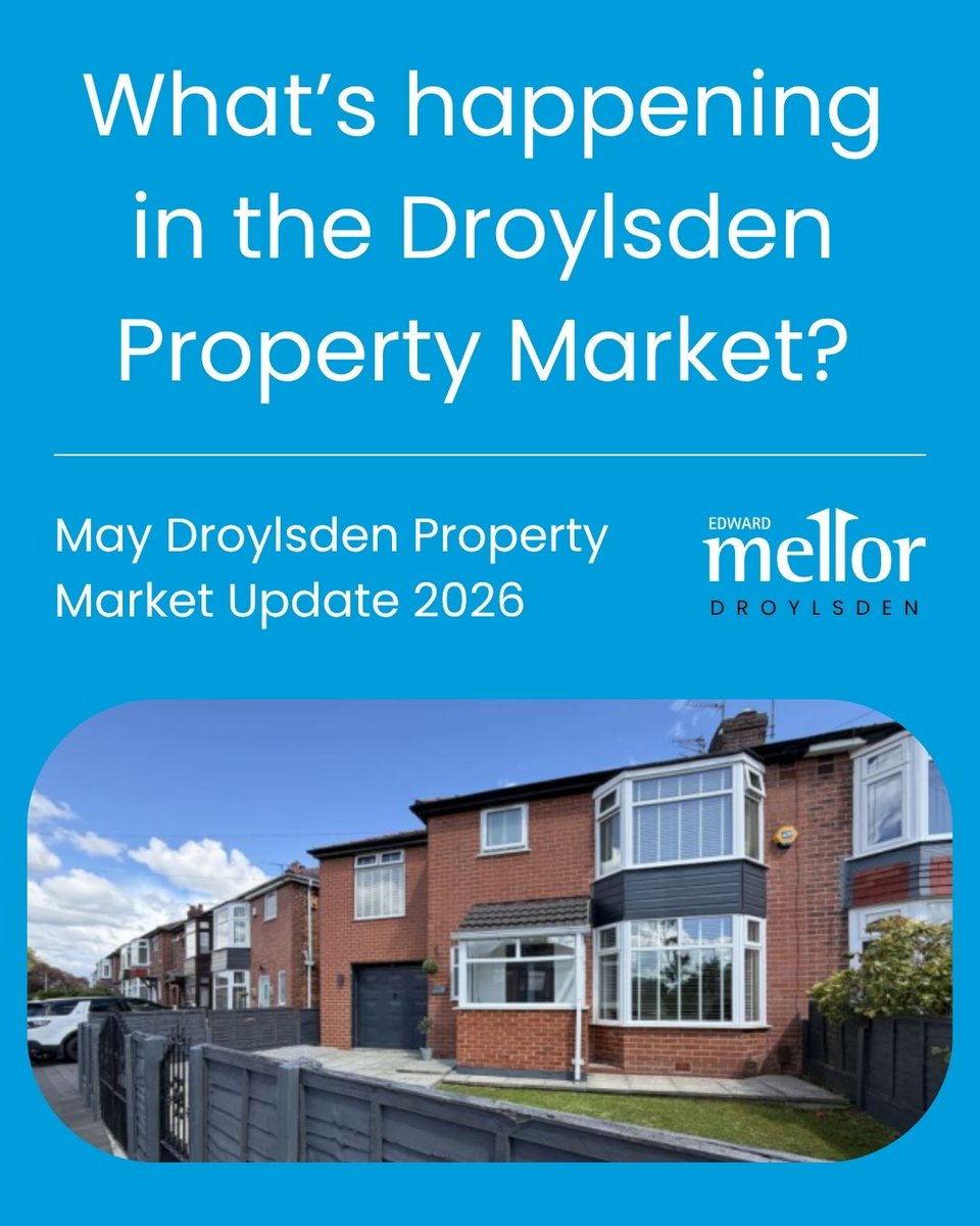 DroylsdenEdward's tweet photo. 🏡 Wondering what’s happening in Droylsden property market?

Whether you’re considering your next move or just want to keep an eye on the market, our latest update is a great place to start.

Read the full article today here: https://t.co/9BnwfkrjUE https://t.co/t9MNqErdt7