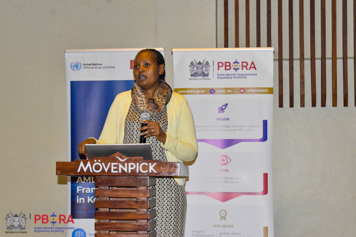 PBO_RA's tweet photo. We  have kicked off the AML/CFT Sensitization Workshop day two for the NPOs at the @MovenpickHotels in Nairobi. Follow the live proceedings here --> https://t.co/BCloDxFPTe

@InteriorKE 
@kipmurkomen 
@ray_omollo 
@Laxmana_Kiptoo 
^MN https://t.co/jCHYnOfUKa