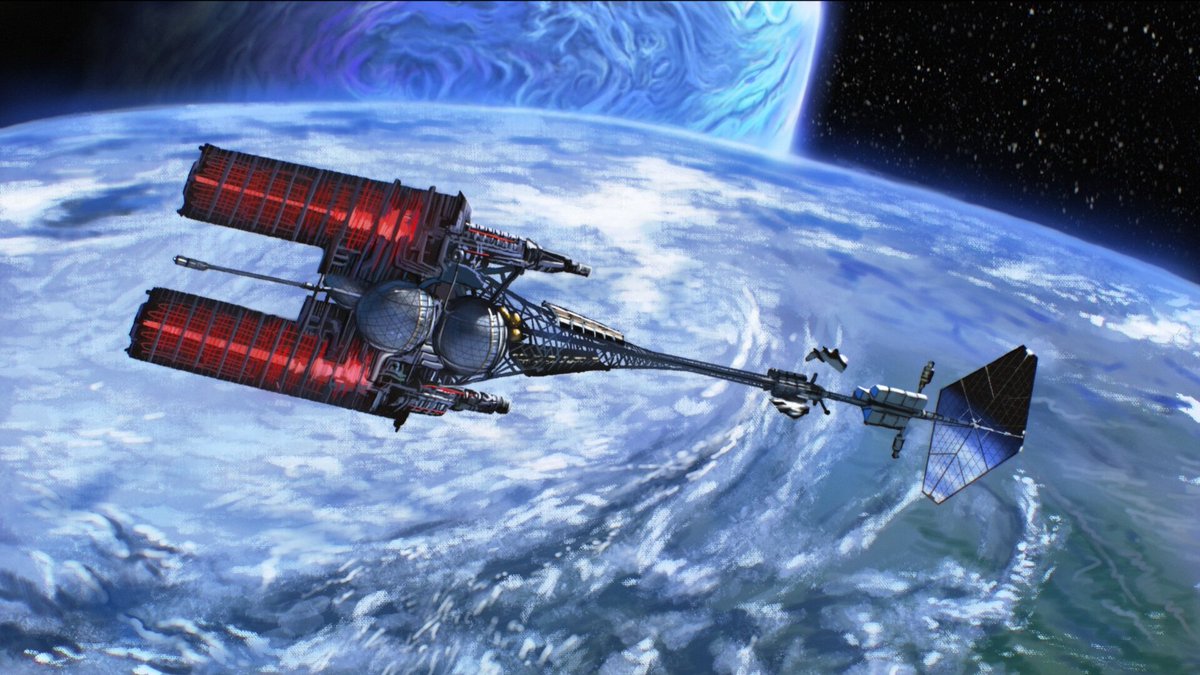 is_OwenLewis's tweet photo. Space based solar power will be a byproduct of scaling up compute in space. 

Other byproducts will eventually include beamed energy (lasers, microwaves) for interstellar spacecraft propulsion. Also antimatter factories, also for propulsion. https://t.co/gerpgm8mI6