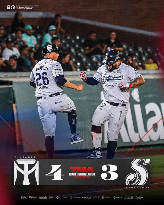 SaraperodeaPie's tweet photo. LOS EXPERIMENTOS DEL MANAGER DE SARAPEROS NO VAN A FUNCIONAR
Molina insistió con Pulpa Ríos de Cuarto Bat. Jamás funcionará. Tuvo suerte en Monclova, pero Sultanes lo regresó a la realidad. Lo bueno es que ya está Darryl Brinkley para lo que se pueda ofrecer. https://t.co/dFmZuX1cFD