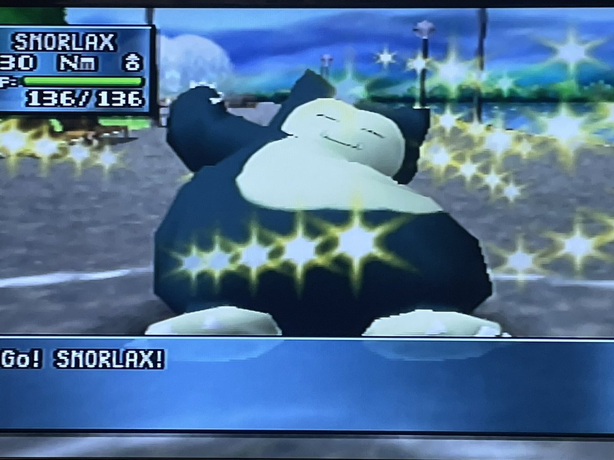Danphibia's tweet photo. Shiny Snorlax in Pokémon Red after 9716 SRs! https://t.co/UAmm8FQMUR
