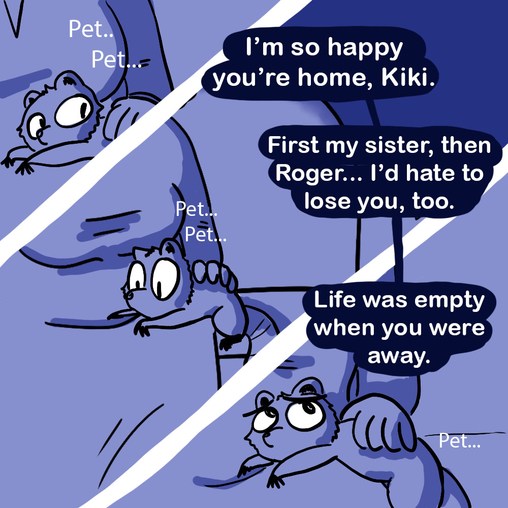 GameOverStation's tweet photo. Kiki the "Cat" Part 5...

;-; https://t.co/4Vj592SgwE