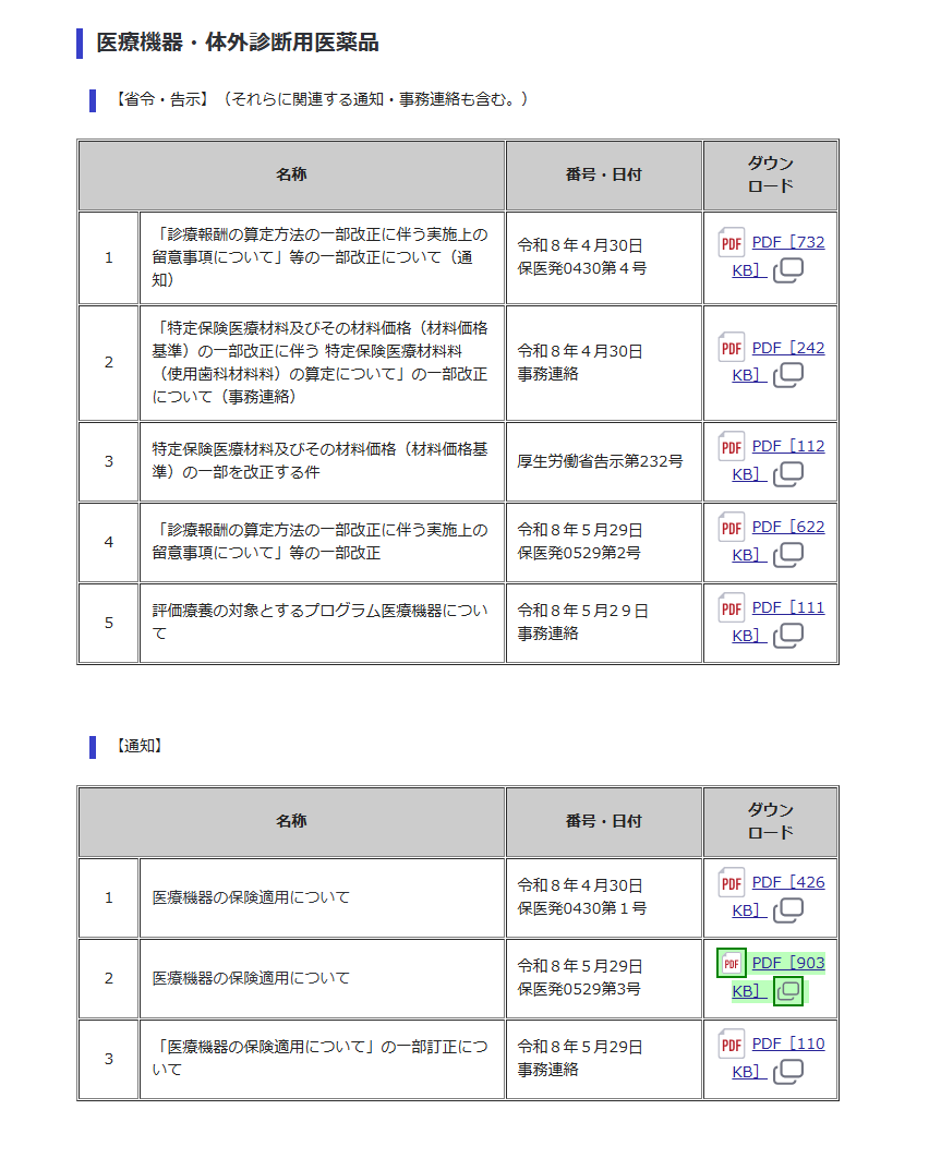 Ⓜ︎ページ 📢6/3夕方以降（おそらく）、診療報酬改定（令和8年4月以降の改正分