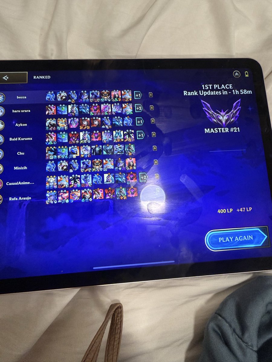 BeccaTILTS's tweet photo. started today at 0 LP LOL https://t.co/TeLDH7UQfw