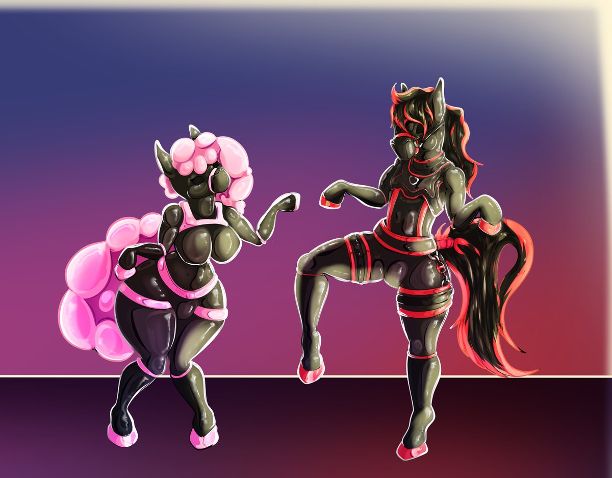 derpy278's tweet photo. 💎Sequence commission for my friend @AD3lsinTheWolf  🐱🎈🎈
💎When you find latex horse stuff on discount, there’s a reason. We end up trapped as cute little latex horses, uwur. Until... well, I think for a long time 🐱🎈 https://t.co/xRLDeF6yq6