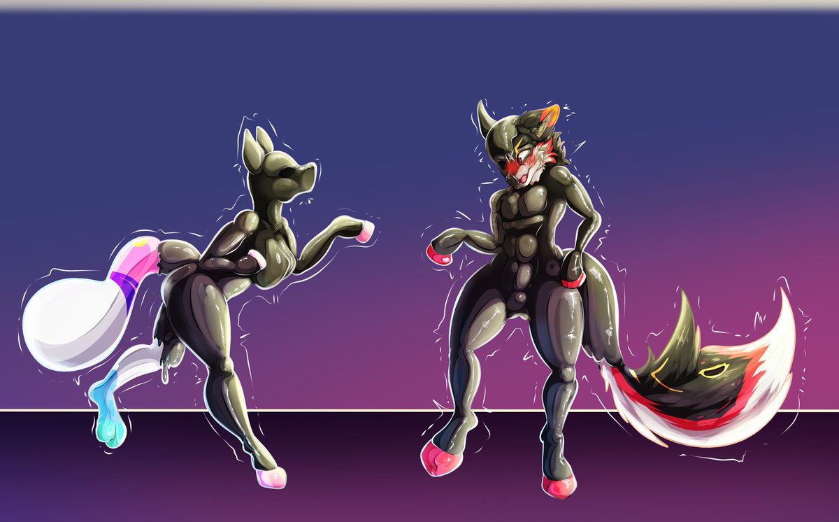 derpy278's tweet photo. 💎Sequence commission for my friend @AD3lsinTheWolf  🐱🎈🎈
💎When you find latex horse stuff on discount, there’s a reason. We end up trapped as cute little latex horses, uwur. Until... well, I think for a long time 🐱🎈 https://t.co/xRLDeF6yq6