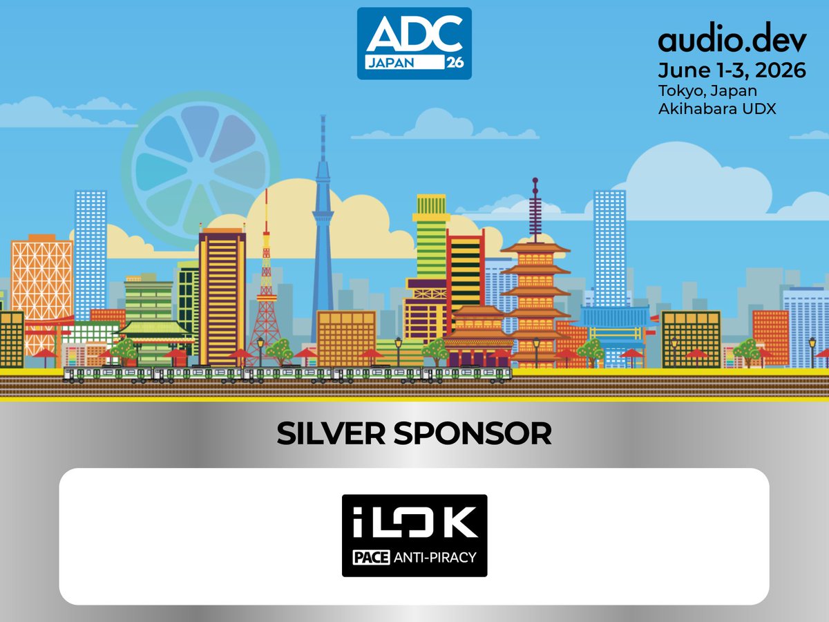 audiodevcon's tweet photo. Thank you ADC Japan 2026 co-producers @paceantipiracy

We're grateful for their leadership in bringing the Japanese #audio #developer #community together for three days of learning, networking, and inspiration.

https://t.co/JjhcP3XXyT

See you in 2027!

#software #security #ilok https://t.co/Nn9up0HyZ3