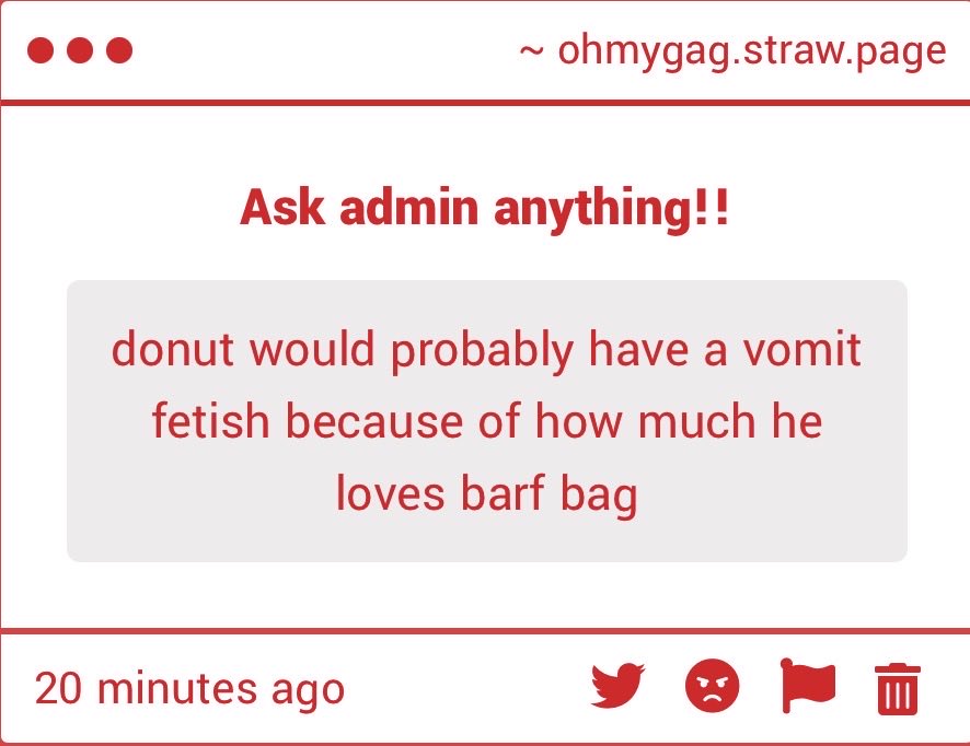 Barf Bag tweet media