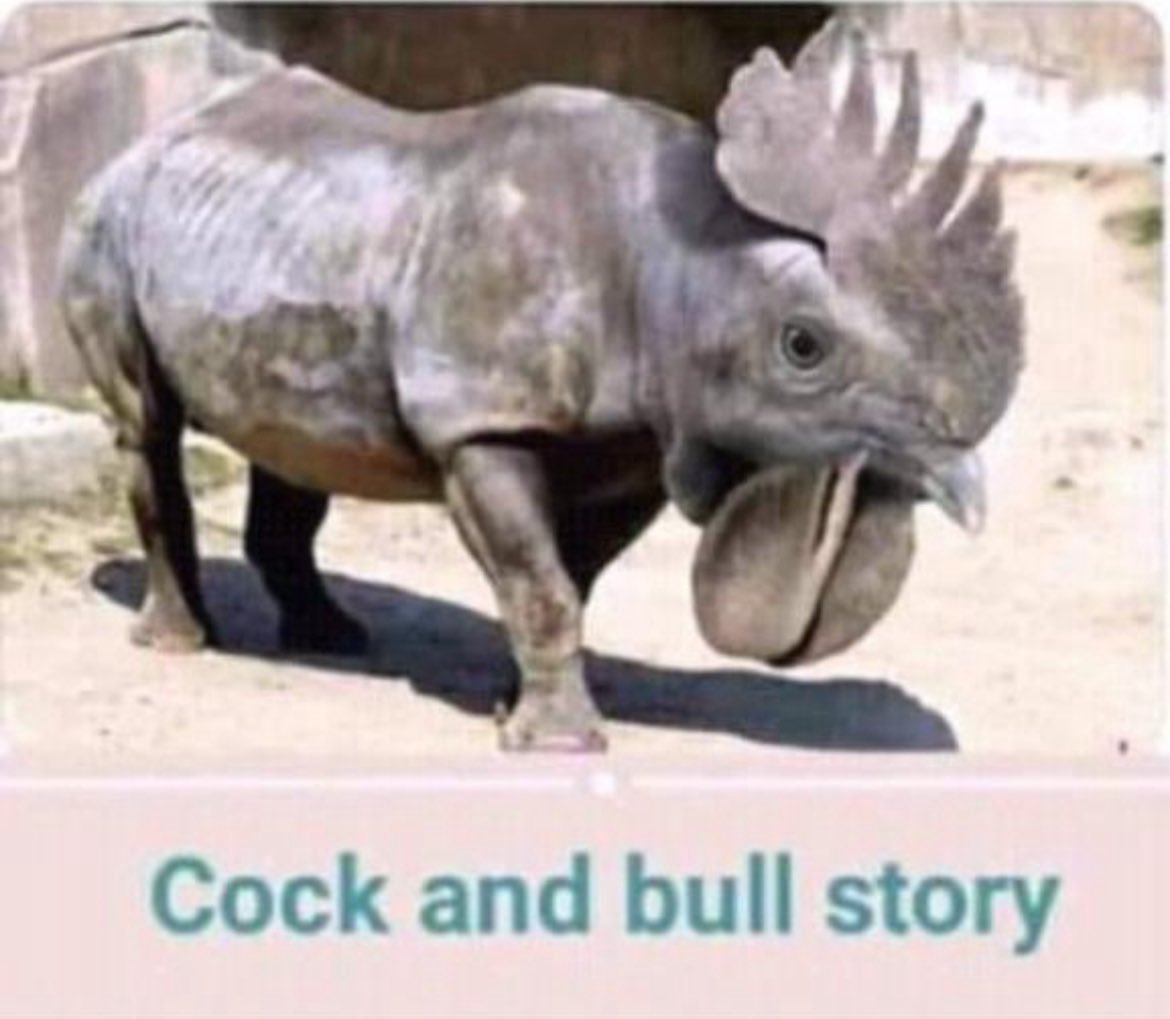 99ofushere's tweet photo. @Pharmacio001 Simply, cock and bull story https://t.co/dJRaZGrVQM