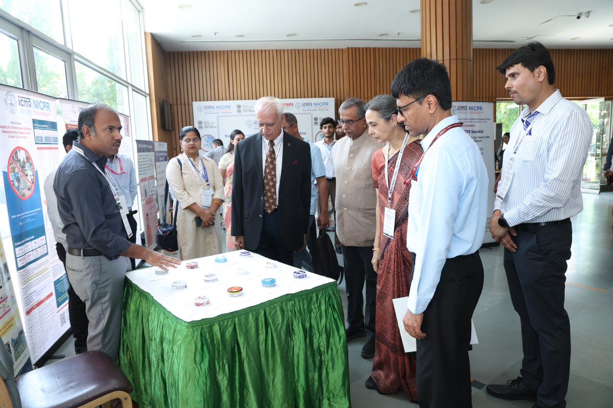 icmr_nicpr's tweet photo. We are deeply grateful to Prof. M. Srinivas, Member, @NITIAayog, for his insightful keynote address.
His emphasis on science-led policies, protecting children &amp; youth from #NicotineAddiction, strongly resonates with our collective commitment towards a #ViksitBharat@2047. https://t.co/gdeWM2hx1l