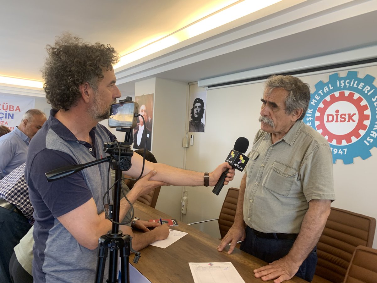nakliyatisint's tweet photo. Yesterday, on great revolutionary leader Raul Castro’s birthday, we gave a powerful start for the global signature campaign in solidarity with the heroic Cuban People initiated by the IWI, WFTU Latin American Regional Office and CTC Cuba. 
Sign for Cuba!
https://t.co/rzN9WnVC0P https://t.co/vVDHGCzPIM