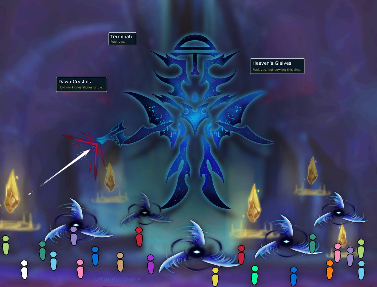 KaioticDrake's tweet photo. This has been my Mythic L'ura experience so far https://t.co/pIT7oHi1Ba