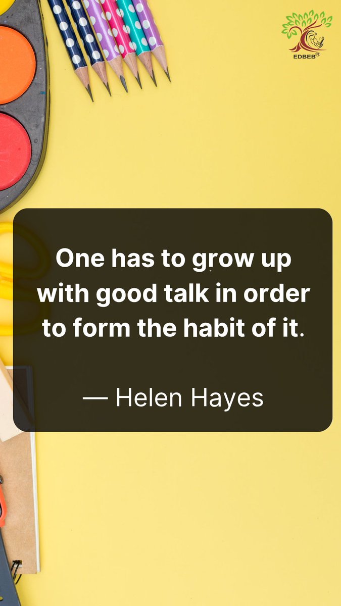 UcskmS's tweet photo. One has to grow up with good talk in order to form the habit of it.
— Helen Hayes

#thoughtoftheday #quoteoftheday✏️ #morningmotivation #drprabhatkaushik #ucskm https://t.co/L0FGz0RHsS