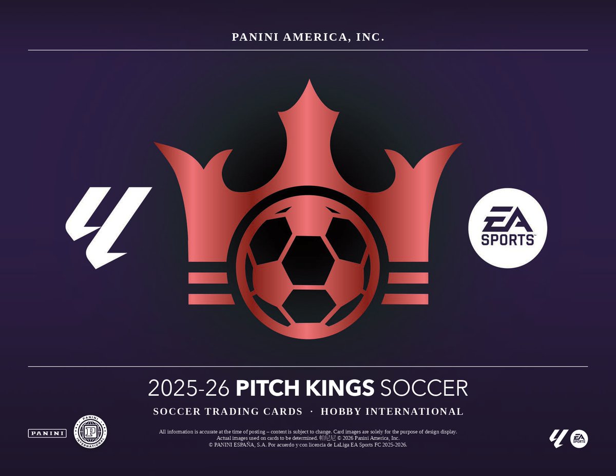 製品情報】 2026年6月26日 発売予定 ⚽ 2025-26 PANINI PITCH KINGS