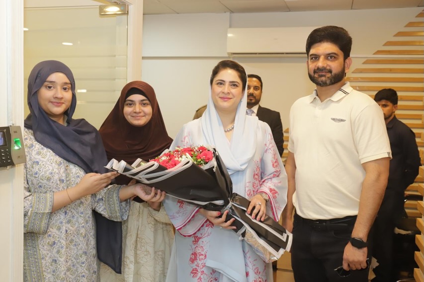 SSDOPakistan's tweet photo. Honoured to host Sarah Ahmad, Chairperson of the Child Protection & Welfare Bureau and Member of the Provincial Assembly of Punjab, at the head office of the Sustainable Social Development Organization (SSDO) in Islamabad.
During the visit, Syed Kausar Abbas, Executive Director SSDO and Member of the Board of Governors of the Child Protection & Welfare Bureau, briefed her on SSDO’s ongoing initiatives and program areas focused on child protection in Punjab. The discussion highlighted the importance of strengthening collaboration to promote child rights, improve protection mechanisms, and ensure a safer future for children across the province.
#SSDO #ChildProtection #ChildRights #Punjab #SarahAhmad #ChildWelfare #SafeguardingChildren @Pakistan