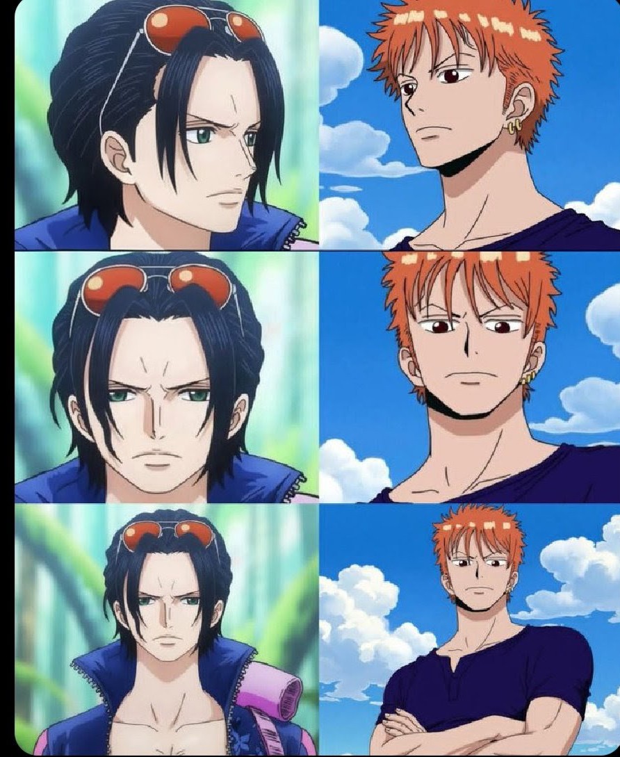 Robstark45's tweet photo. Robin and Nami if they were men https://t.co/HzDkxeV6p7
