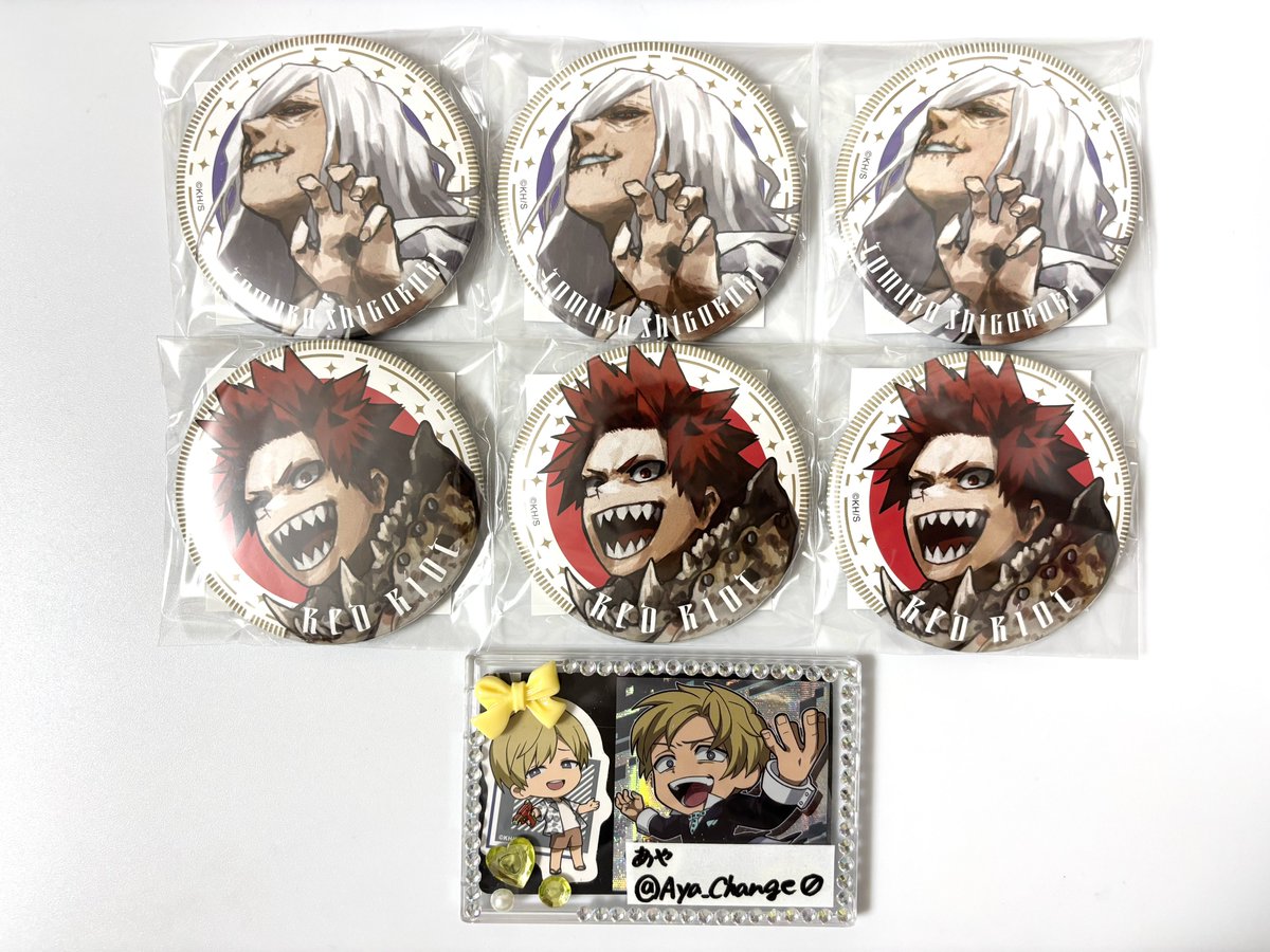 交換】僕のヒーローアカデミア ヒロアカ 新十傑 譲)缶バッジ ☆荼毘3