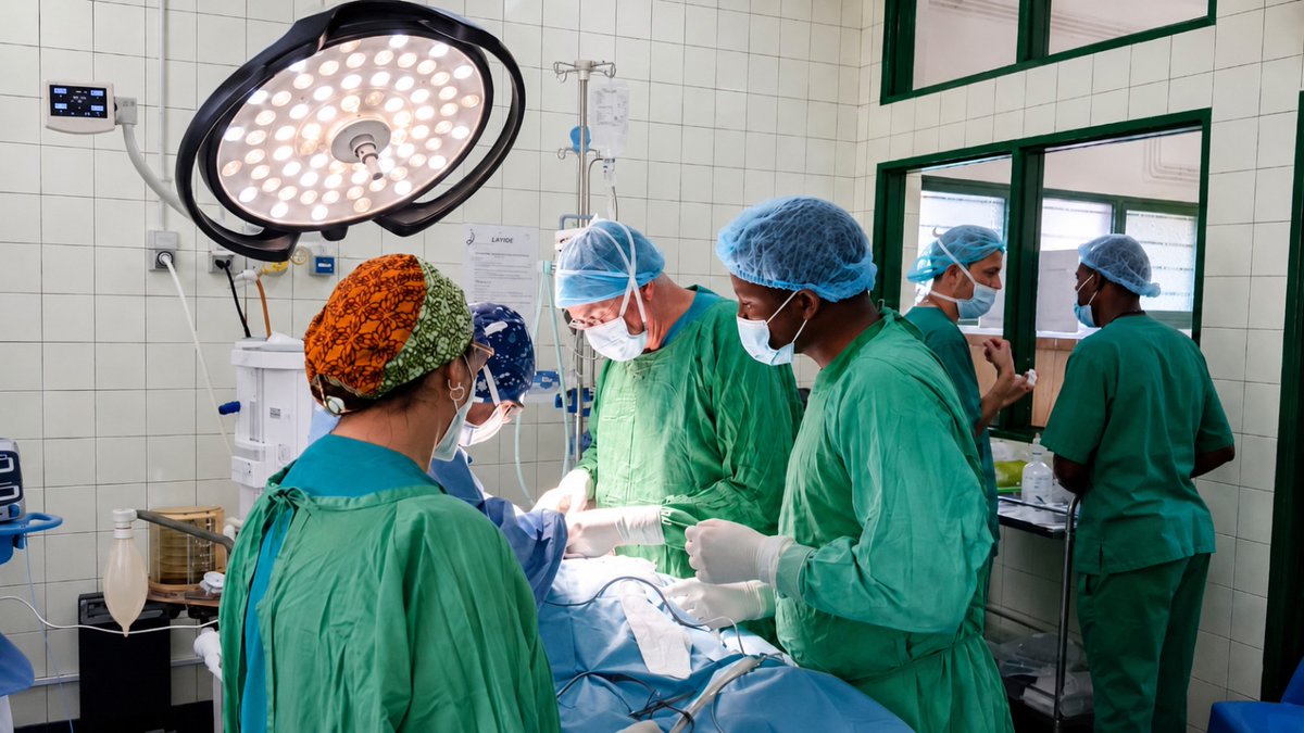 chu_butare's tweet photo. Through the valued partnership between @chu_butare and the University of Parma, Italy, a team of pediatric surgeons spent a week working alongside our specialists, providing advanced surgical care to children while contributing to medical student mentorship &amp; capacity development https://t.co/F7DqUVd9fn
