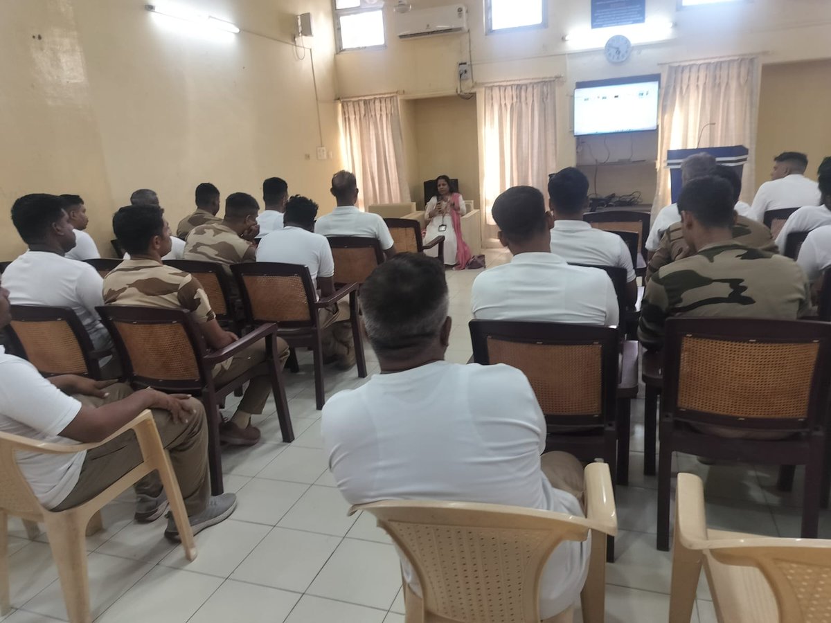 HFNJamnagar's tweet photo. Heartfulness Meditation Workshop at CISF Moti Khavdi

Day 1 of the 3-Day Relaxation &amp; Stress Management Workshop was successfully held on 3rd June 2026.

27 CISF members actively participated in the session.

#Heartfulness #Meditation #StressManagement #CISFMotiKhavdi #Jamnagar https://t.co/tG2OtlyBn0
