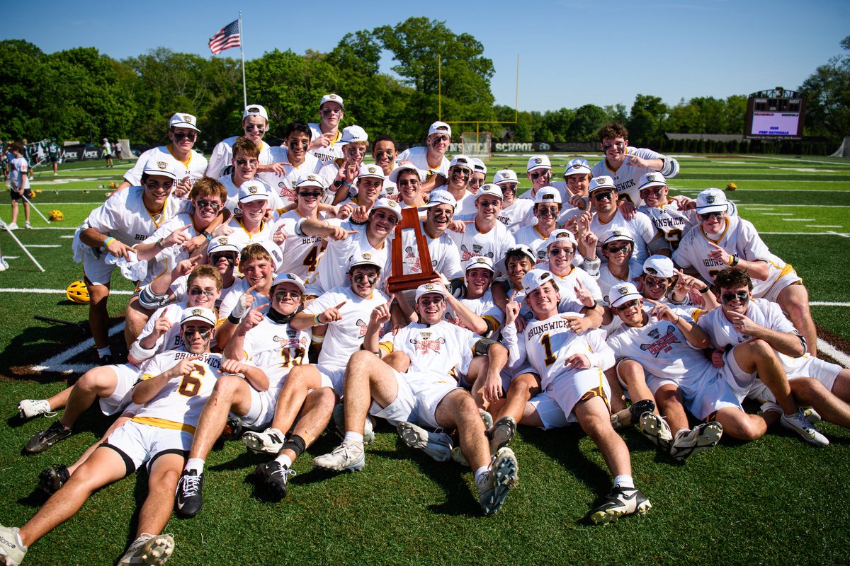 will_connell_4's tweet photo. What a season! Our team went 18-3 and went home with the prep nationals trophy! Along the way I was blessed to be picked up by @LafayetteMLAX  in mid April and kept the momentum going throughout the rest of the season. I earned prep nationals MVP. I also earned All NE West 1. Above all that, God gifted us with the first Brunswick prep natty trophy since 2022 and I couldn’t be more grateful. I would like to thank Coach Bruce and Gilly and the rest of the Wick staff for helping us all season, along with our amazing athletic director @Coach_Wayne55. Thank you Brunswick lacrosse for the last 4 years and for a final season I will never forget. Forever a Bruin. 🤎💛
